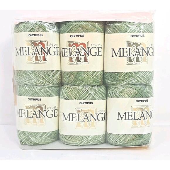 Olympus Knitting Yarn Thread Color #7 Melange Lot of 7 U326 - Picture 8 of 16